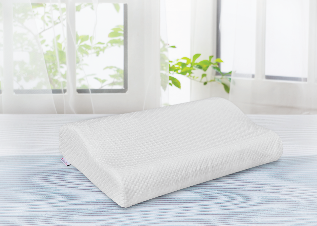 AmericanStar Silk Foam Pillow